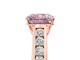 Rose gold Fancy Pink Radiant  Solitaire Channel-Set Diamond Engagement Ring with Four-Prong Setting_37