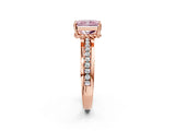Rose gold Fancy Pink Radiant  Solitaire Diamond Ring with Channel Set Band and Six-Prong Setting_50