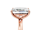 Rose gold Fancy Pink Radiant  and Emerald Cut Toi Moi Ring with Prong Setting_51