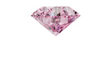 Rose gold Fancy Pink Round  Cut Diamond Ring with Baguette Side Stones, Channel Set Band, and Four-Prong Setting_17