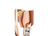Rose gold Fancy Yellow Cushion Cut Solitaire Tension-Set Diamond Split Shank Ring_5