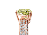 Rose gold Fancy Yellow Heart  Cut Pave Diamond Engagement Ring with Channel Set Band and Four-Prong Setting_25