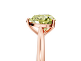 Rose gold Fancy Yellow Heart  Cut Solitaire Ring with Cathedral Band and Four-Prong Setting_51