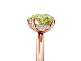 Rose gold Fancy Yellow Heart  Cut Solitaire Ring with Thin Band and Four-Prong Setting_21