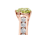 Rose gold Fancy Yellow Heart  Solitaire Channel-Set Diamond Engagement Ring with Four-Prong Setting_37
