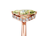 Rose gold Fancy Yellow Marquise  Brilliant Solitaire Engagement Ring with Six-Prong Setting and Classic Band_5