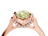 Rose gold Fancy Yellow Marquise Cut Brilliant Solitaire Diamond Ring with Channel Set Band and Bar Prong Setting_16