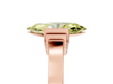 Rose gold Fancy Yellow Marquise Cut Brilliant Solitaire Diamond Ring with Channel Set Band and Bar Prong Setting_17