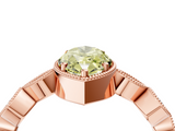 Rose gold Fancy Yellow Marquise  Cut Diamond Milgrain Marquise Band with Prong Setting_7
