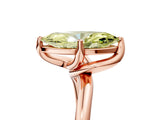 Rose gold Fancy Yellow Marquise Cut Diamond Solitaire Engagement Ring with Four-Prong Setting and Classic Band_25