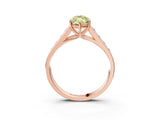Rose gold Fancy Yellow Marquise  Solitaire Channel-Set Diamond Engagement Ring with Four-Prong Setting_32