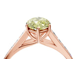 Rose gold Fancy Yellow Marquise  Solitaire Channel-Set Diamond Engagement Ring with Four-Prong Setting_33