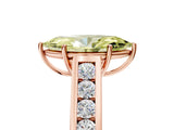 Rose gold Fancy Yellow Marquise  Solitaire Channel-Set Diamond Engagement Ring with Four-Prong Setting_34