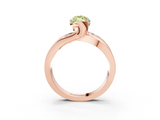 Rose gold Fancy Yellow Marquise  Solitaire Channel-Set Split Shank Ring with Tension Prong Setting_6