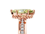 Rose gold Fancy Yellow Marquise  Solitaire Diamond Ring with Channel Set Band and Six-Prong Setting_34