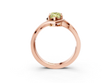Rose gold Fancy Yellow Marquise  Solitaire Diamond Ring with Split Shank and Prong Setting_21