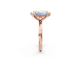 Rose gold Fancy Yellow Marquise  and Emerald Cut Toi Moi Ring with Prong Setting_31