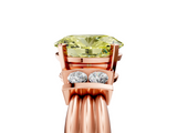 Rose gold Fancy Yellow Oval  Cut Three-Stone Channel Set Ring with Bar Prongs_83