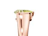 Rose gold Fancy Yellow Pear Cut Solitaire Tension Set Diamond Ring with Split Shank Band_5