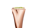 Rose gold Fancy Yellow Princess  Solitaire Tension Set Diamond Ring_5