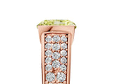 Rose gold Fancy Yellow Radiant Cut Cut Diamond Channel Set Pave Band with Tension Prong Setting_5