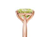 Rose gold Fancy Yellow Radiant Cut Solitaire Diamond Ring with Six-Prong Setting and Classic Band_17