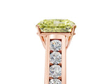 Rose gold Fancy Yellow Radiant  Solitaire Channel-Set Diamond Engagement Ring with Four-Prong Setting_37