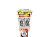 Rose gold Fancy Yellow Round Cut Diamond Engagement Ring with Baguette Side Stones and Channel Set Band_22