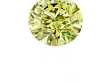 Rose gold Fancy Yellow Round  Cut Diamond Ring with Baguette Side Stones, Channel Set Band, and Four-Prong Setting_13