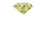 Rose gold Fancy Yellow Round  Cut Diamond Ring with Baguette Side Stones, Channel Set Band, and Four-Prong Setting_17