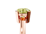 Rose gold Fancy Yellow Round  Cut Solitaire Ring with Four-Prong Setting and Classic Band_5