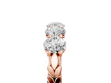 Rose gold Five-Stone Round Diamond Prong-Set Band_44