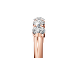 Rose gold Five-Stone Round Diamond Prong Set Half-Eternity Band_26