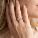 Rose gold Four-Stone Round Diamond Prong-Set Band_51