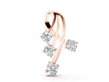 Rose gold Four-Stone Round Diamond Prong-Set Pendant_16