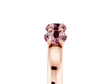 Rose gold Four-Stone Round Morganite Prong-Set Band_23