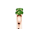 Rose gold Four-Stone Round Peridot Prong-Set Band_23