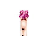 Rose gold Four-Stone Round Pink Sapphire Prong-Set Band_23