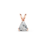 Rose gold Gold Wire Wrapped Calf Crystal Pendant