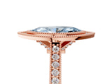 Rose gold Halo Fancy Blue Marquise -Cut Diamond Pave Band Milgrain Prong Setting Ring_60