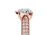 Rose gold Heart Cut Cut Pave Split Shank Engagement Ring with Four-Prong Setting_20