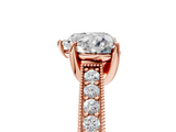 Rose gold Heart Cut Diamond Pave Band with Four-Prong Setting_41