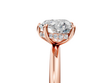 Rose gold Heart Cut Solitaire Ring with Thin Band and Four-Prong Setting_41