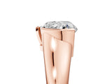 Rose gold Heart Cut Solitaire Tension Set Diamond Ring with Split Shank Band_20