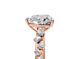 Rose gold Heart Diamond Cluster Prong-Set Solitaire Ring_32