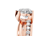 Rose gold Heart Solitaire Channel-Set Split Shank Ring with Tension Prong Setting_17