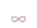 Rose gold Infinity Pendant with Round Cut Diamonds in Pavé Setting_17