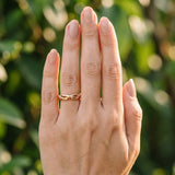 Rose gold Infinity Twisted Plain Band_36