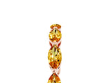 Rose gold Marquise Citrine Eternity Band with U-Prong Setting_17