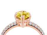Rose gold Marquise Cut Cut Diamond Milgrain Marquise Band with Prong Setting_4
